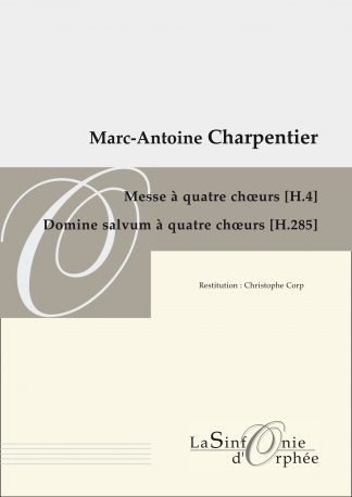 CHARPENTIER Marc-Antoine <i>Messe à quatre chœurs</i> - DVnII - Ch1