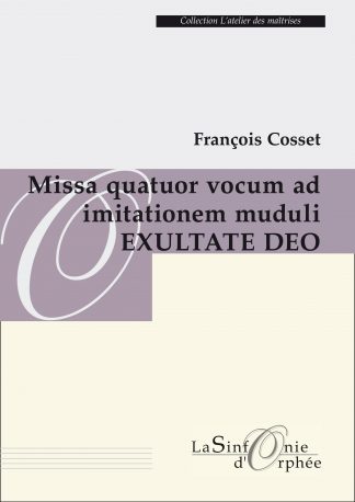 COSSET François <i>Missa Exultate Deo</i> Basse continue